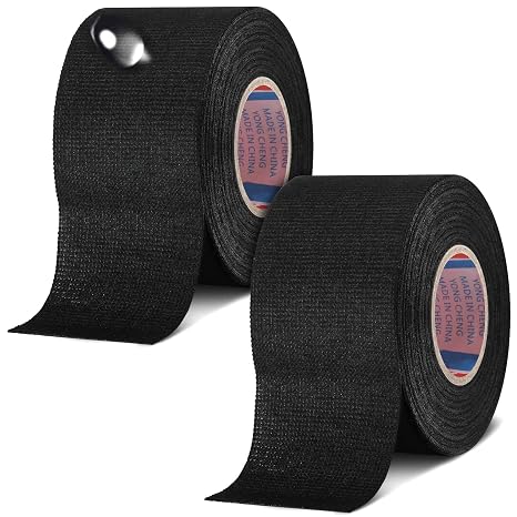 Outus Cloth Electrical Wiring Harness Tape, 2 Roll, 2 Inch X 49.2 ft