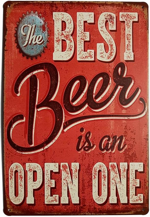 Best Beer Vintage Funny Home decor Tin Sign Retro Metal Bar Pub Poster 8x12
