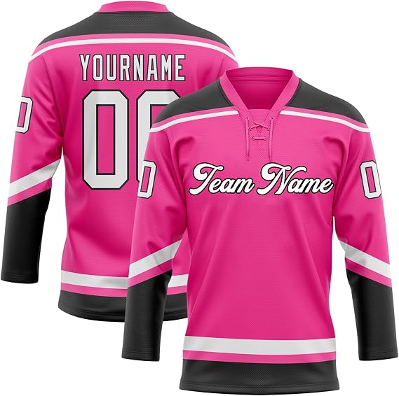Custom Ice Hockey Jersey for Men Women Youth Stitched Name & Numbers - Design Your Own