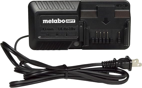 Metabo HPT UC18YKSL 18V Battery Charger for Driver Drill DS18DBFL2