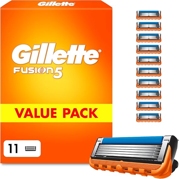 Gillette Fusion5 Razor Blade Refills for Men, 11 Count