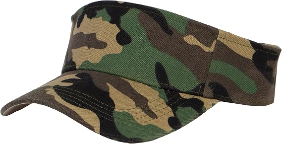 Army Camouflage Sun Visor Hat