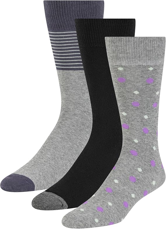 Ted Baker Men's Pattern Crew Dress Socks (3-Pack)
