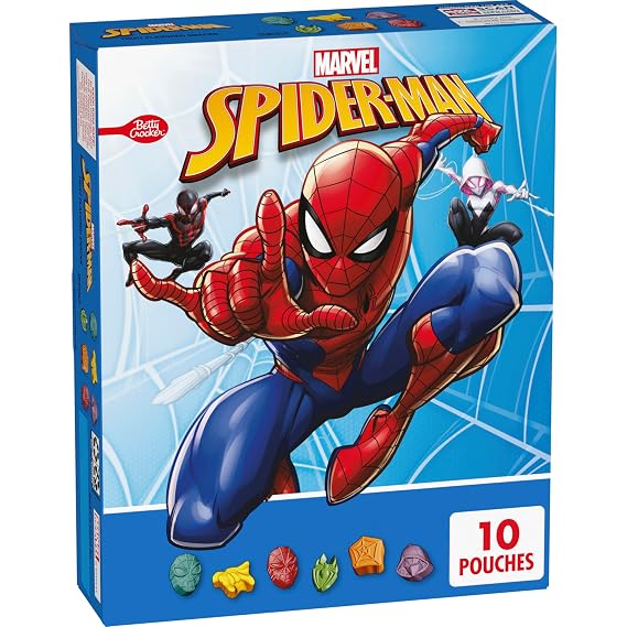 Marvel Spider-Man Fruit Flavored Snacks, Gluten Free, 10 Pouches, 8 oz