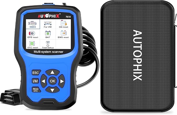 AUTOPHIX 7610P+ Fit for VW Audi with AUTOPHIX Storage Bag Protective Case