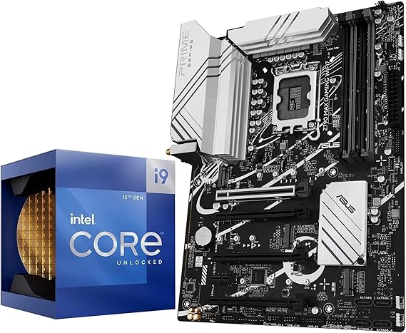 Micro Center CPU Motherboard Combo -12900K 12th Gen 16-Cores LGA 1700 Desktop Processor with Z790 MAX Gaming WIFI7 ATX Motherboard