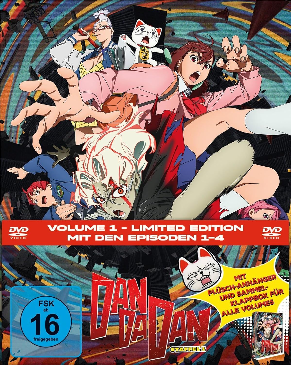 DAN DA DAN - Season 1 Volume 1 LTD including plush pendant and collector's folding box for all following volumes [DVD]