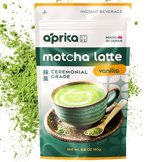 AprikaLife Sweet Matcha Latte Mix - 1st Harvest Ceremonial Grade - 6.4 oz