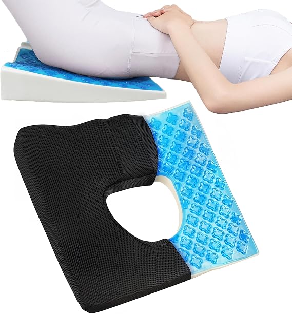 Bed Sore Cushions for Butt,Gel Pressure Sore Relief Pillow For Sleeping