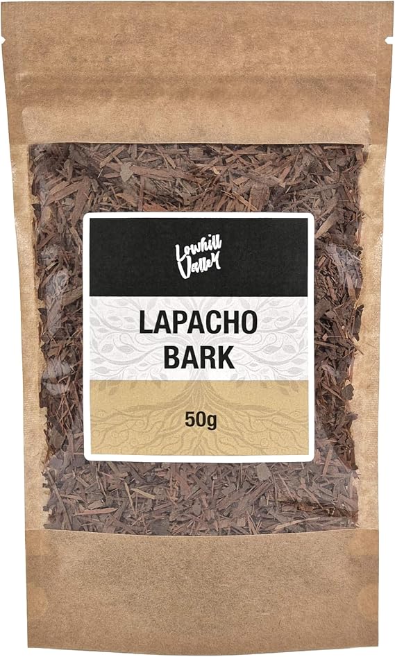 Lowhill Valley Lapacho Bark – Cut Bark 100% Pure Tabebuia Impetiginosa for Herbal Tea, Non-GMO, Natural, Hand-Packed – Embrace the Power of Nature – 50g