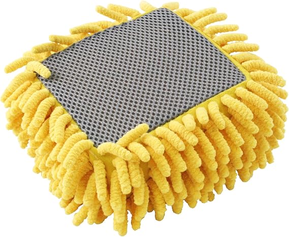 Carrand 45119 2-in-1 Microfiber Chenille Square Sponge