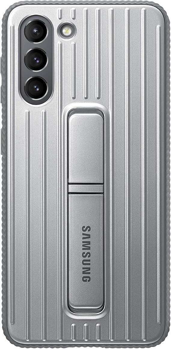 Samsung Galaxy S21 Case, Rugged Protective Cover - Silver (US Version)