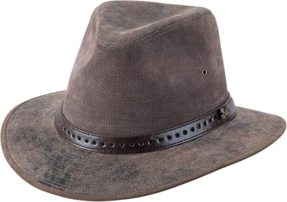 Bullhide Durham Casual Febrics 2 3/8" Brim Hat In Brown Small