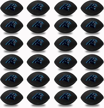 Franklin Sports NFL Team Stress Balls - Bulk Football Party 24 Pack - Squishy Stress Ball for Adults & Kids - 83MM - NFL Logo & Color
