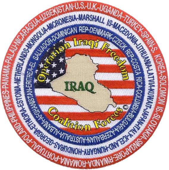 Operation Iraqi Freedom Coalition Forces Collectible Novelty Patch