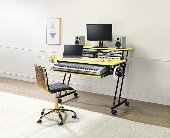 Suitor Yellow Black Music Recording Studio Desk