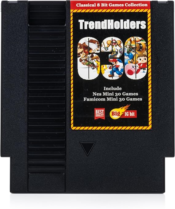 630 in 1 Classic Collection - NES Mini and Famicom Mini Games + 600 Classic NES Multicart Game Cartridge for 8 bit 72 pin