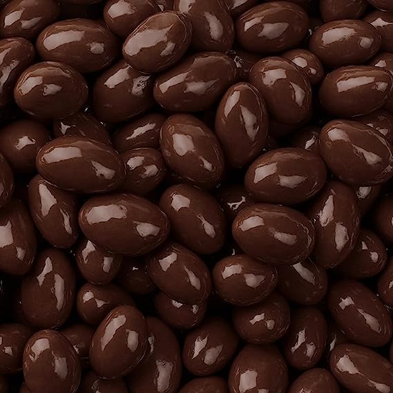 Dark Chocolate Covered Almonds, Classic Chocolate Covered Nuts, 2 Lb Bag