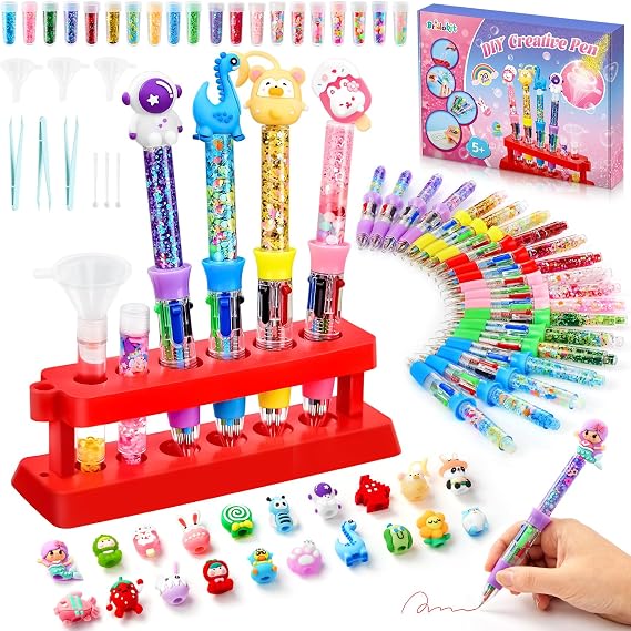 Make Your Own Pens Set Children 20 Pieces Personalised Craft Set