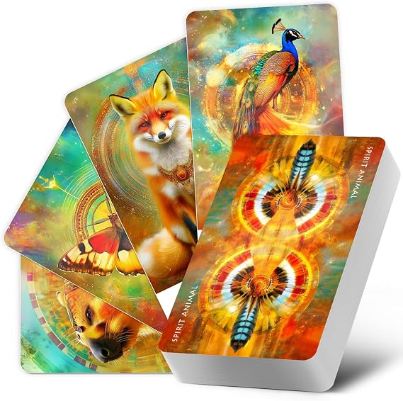Animal Spirit Oracle Cards, 68 Mystical Animal Totems Oracle Deck