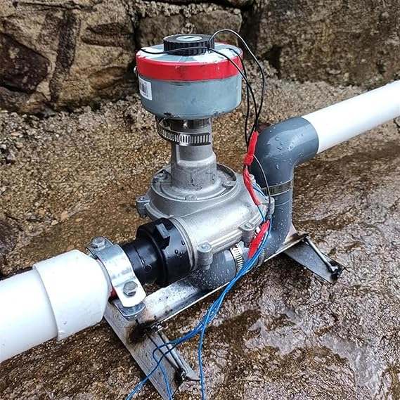 500W 220V Micro Hydroelectric Generator Water Turbine 50hz Portable Water Turbine Generator, Aluminum Material Pure Copper Coil Hydro Generator for Outdoor, Lighting, Computer,500w,220V