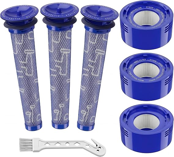 Filter for Dyson V8 Filter Replacement, Animal, Absolute Cordless Vacuum V7 | Fit for Dyson V8 Absolute Vacuum, V8 Animal, V7 Animal Vacuum, SV10 SV11 S25 SV37, Replaces Part# 965661-01 & 967478-01