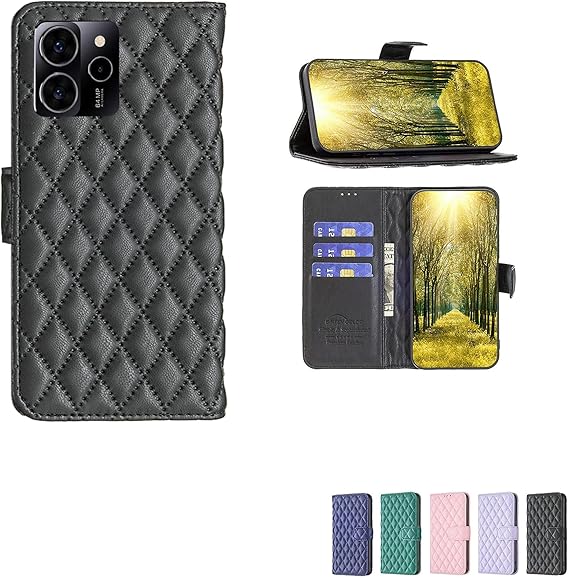 jioeuinly Case for Benco S1 Case Compatible with Benco S1 Phone Case Cover Flip Stand Cover Women Wallet Black