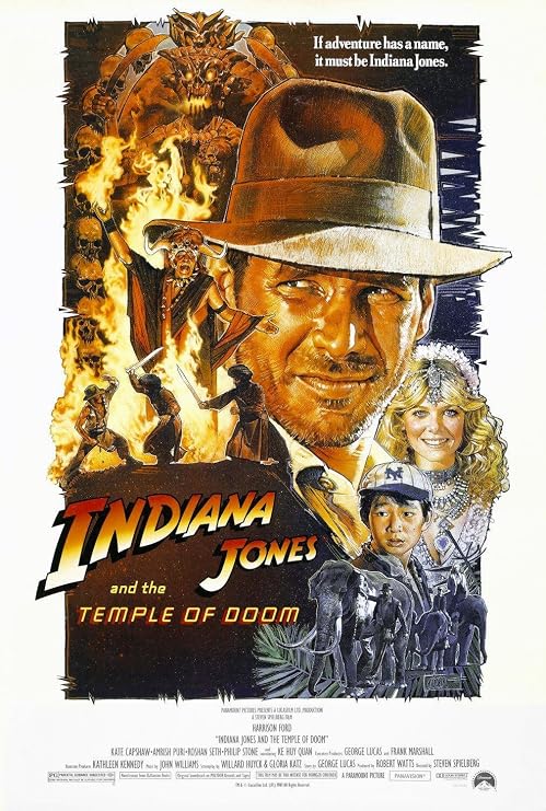 POSTER STOP ONLINE Indiana Jones and The Temple of Doom - Movie Poster (Regular Style) (Size 27" x 40")