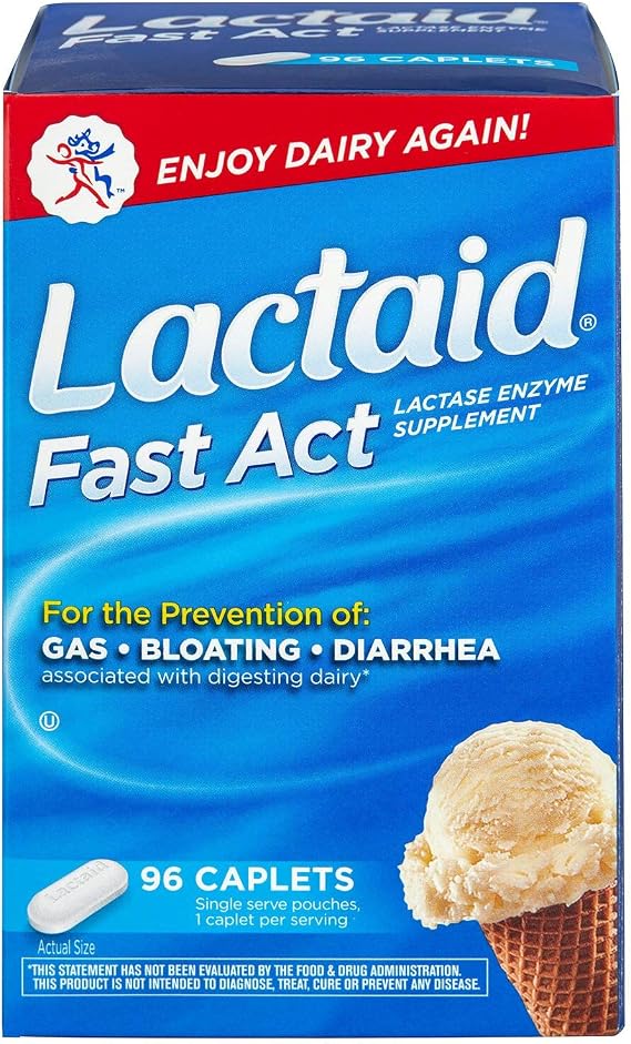 Lactaid-Fast Act Lactase Enzyme Supplement 96ct
