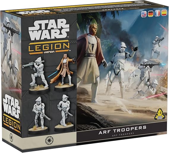 Asmodee Star Wars: Legion ARF Troopers Unit Expansion - Tabletop Miniatures Game, Strategy Game for Kids and Adults, Ages 14+, 2 Players, 3 Hour Playtime