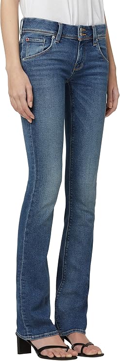Hudson Women's Beth Mid Rise Baby Bootcut Jeans Jeans