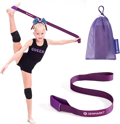 Stretching Strap for Cheer Flexibility Stunt Strap for Cheerleaders Durable Cheer Stretching Bands for Improved Flexibility, Range of Motion Essential Cheer Accessories