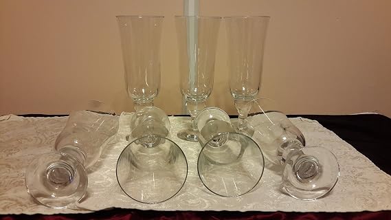 Circleware "Capri" 4pc All Purpose Pilsner Glass Set