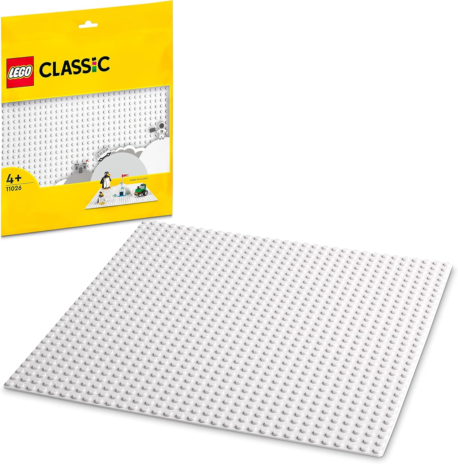 LEGO Classic White Floor 1 Piece for LEGO Lovers 11026-4 Years and Over