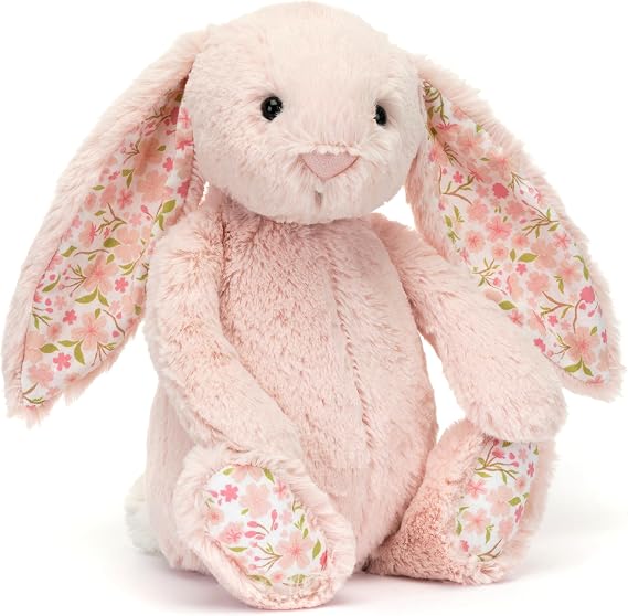 Jellycat Blossom Blush Bunny Cherry Stuffed Animal, Medium