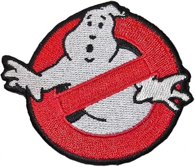 Ghostbusters No-Ghost Logo 4 Inches Wide Iron OnSew On Embroidered Patch