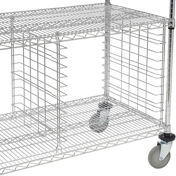 Nexel Chrome Multi-Box Slide for 18" D Shelves, Pair