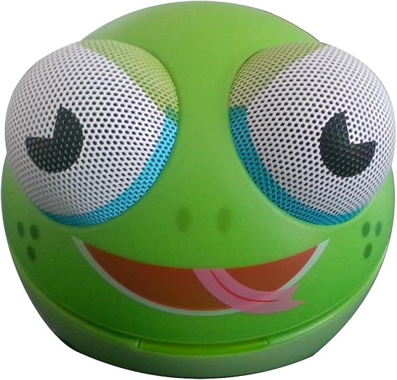 Zoo-Tunes MCS10 Freddy-the-Frog Compact Portable Character Stereo Speaker