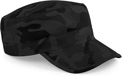 Beechfield Camouflage Army CapHeadwear One Size Midnight Camo