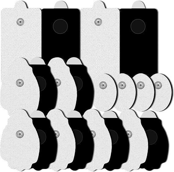 Abs Stimulator Muscle Toner, Abdominal Muscle Stimulator Belt for Abdomen, EMS Ab Toning Belt for Men and Women, Portable Muscle Stimulator for Home Fitness, 3 Pack