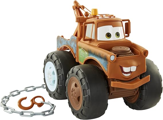 Disney Pixar Cars 3 Tow Mater Truck - Push and Pull Up To 200 Pounds!