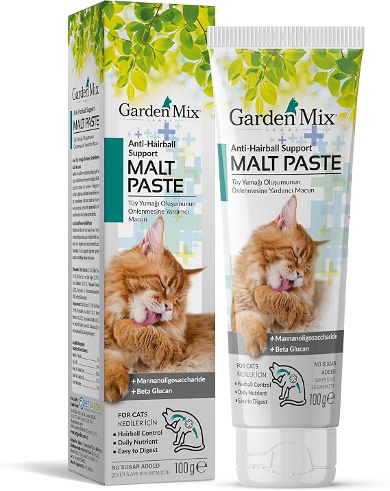 Garden Mix Anti Hairball Hairball Hairball Blocker Cat Malt Paste 100 Gr