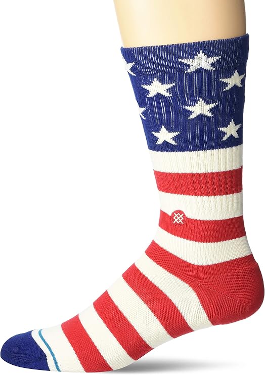 Stance mens Crew Sock the Fourth St Crew