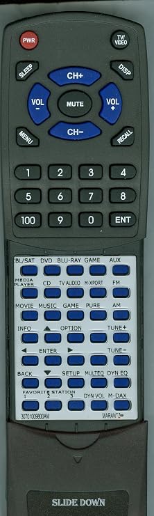 Replacement Remote for Marantz 30701009800AM, RC-018SR, NR1403