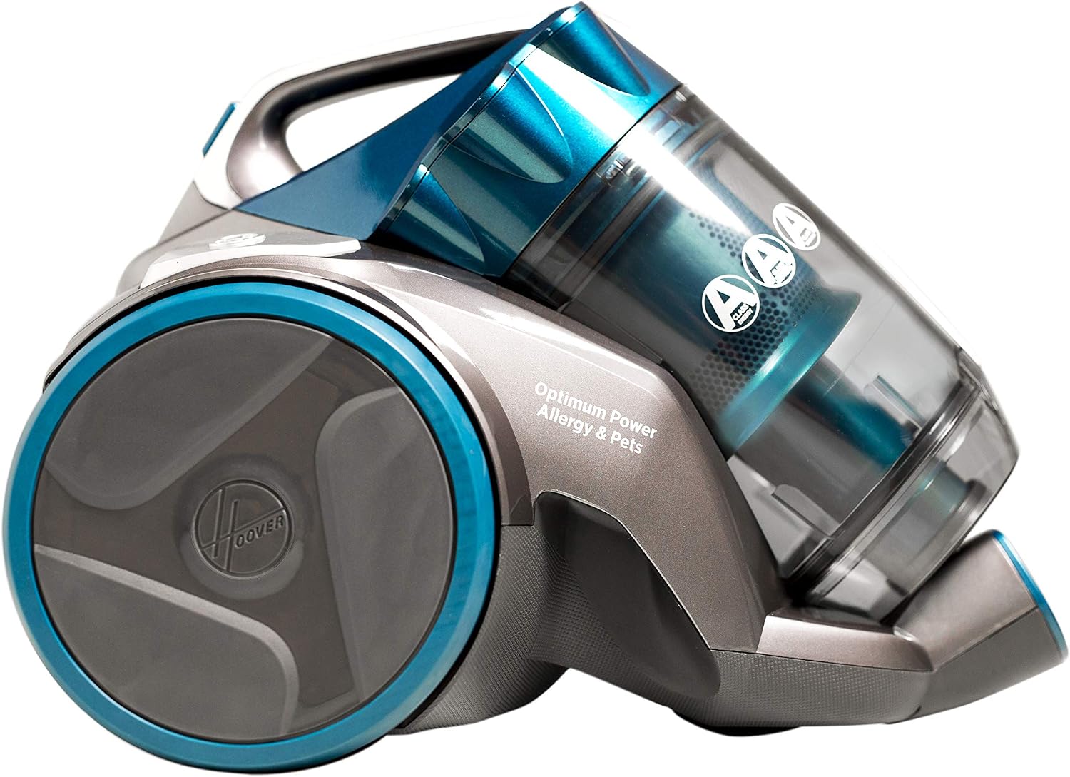 Hoover Optimum Power Allergy and Pets Bagless Cylinder Vacuum Cleaner, OP30ALG [Energy Class A]