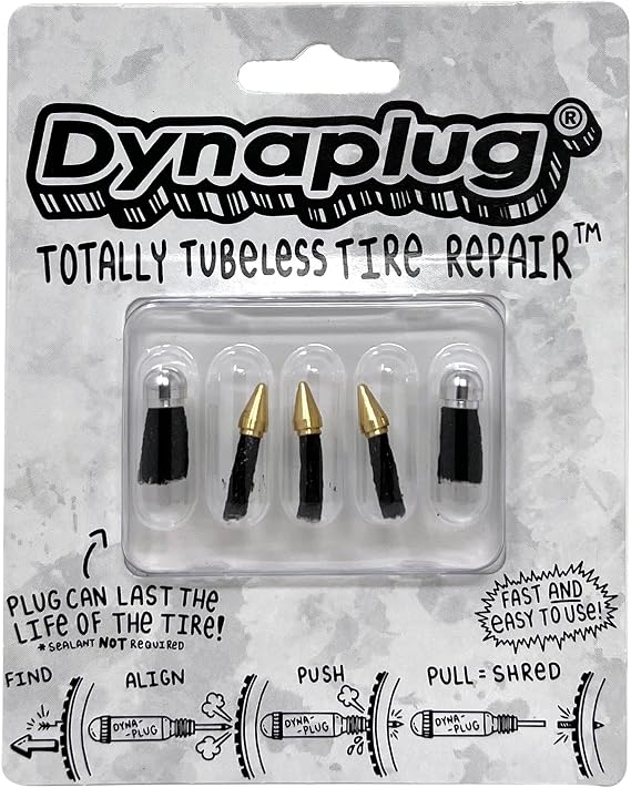 Dynaplug Puncture Repair Plug Pack 3 x Soft Nose and 2 x Mega plugs