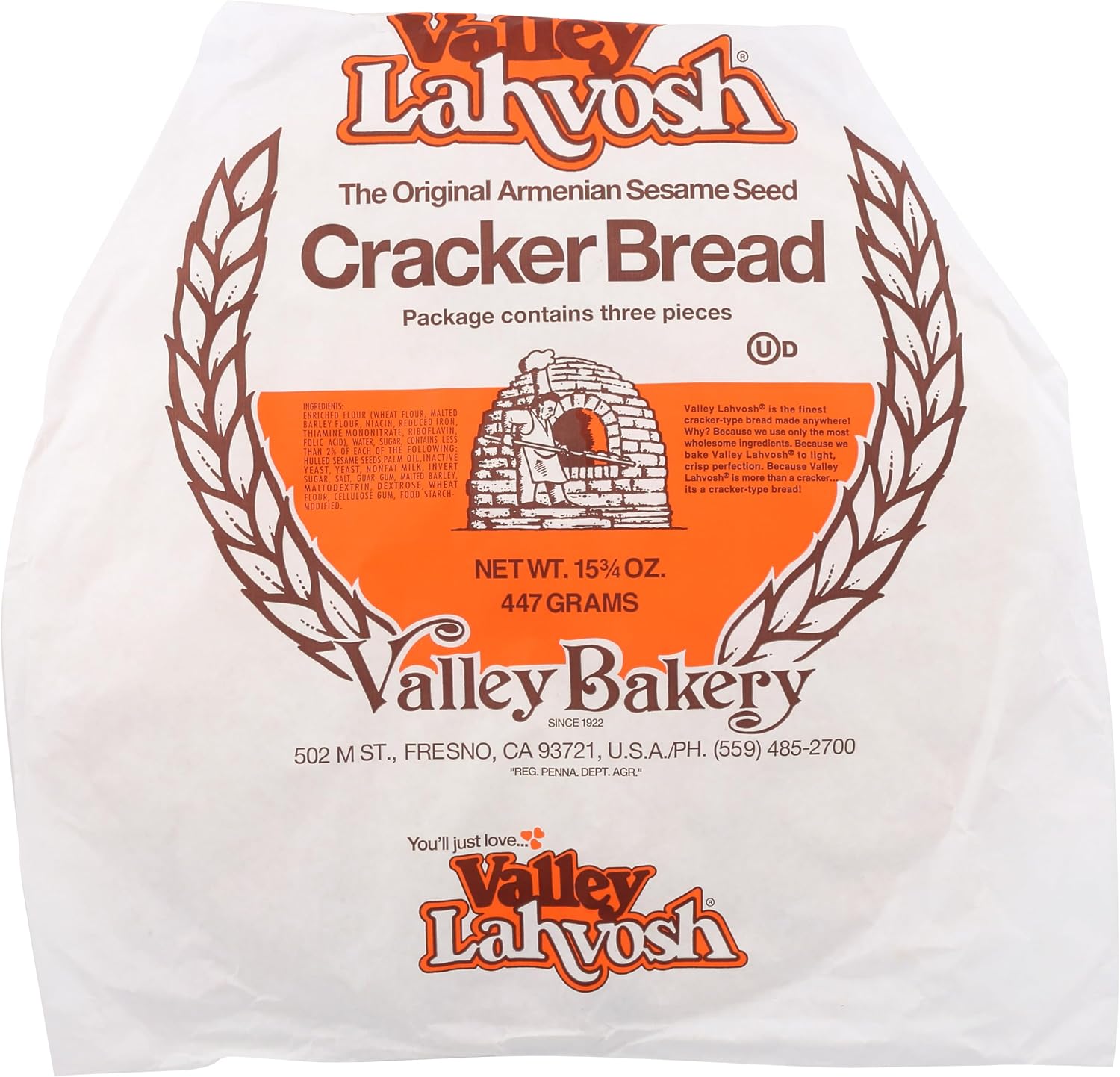 Valley Lahvosh Lavender 15 Inch Rounds 7x15.75oz