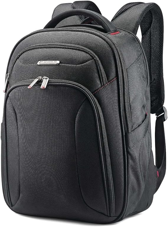 Samsonite Xenon 3.0 Slim Laptop Backpack, 1680D Ballistic Polyester, Fits 15.6 Laptop, TSA Compatible, Air Mesh Back Padding, Tablet Pocket, Smart Sleeve, Quick Stash Pocket, Durable & Lightweight
