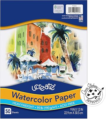 Art1st PAC4925 Pacon Watercolor Paper