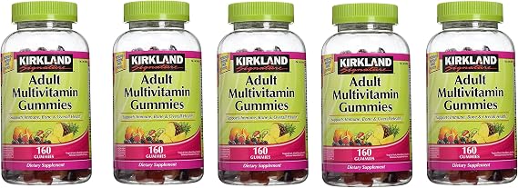 Kirkland Signature HMvfaX Adult Multi Gummies, 160 Count (5 Pack)